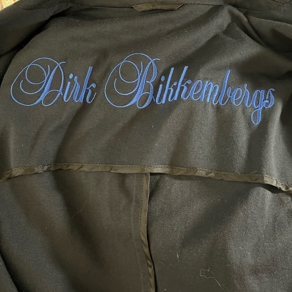 DIRK BIKKEMBERGS | Navy Blue Soft Blazer Jacket Size S EU 46 - Picture 5 of 8